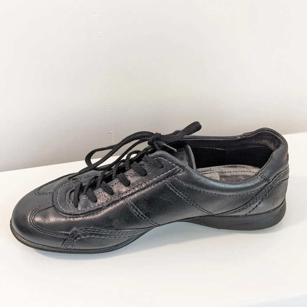 Leather sneakers by Ecco